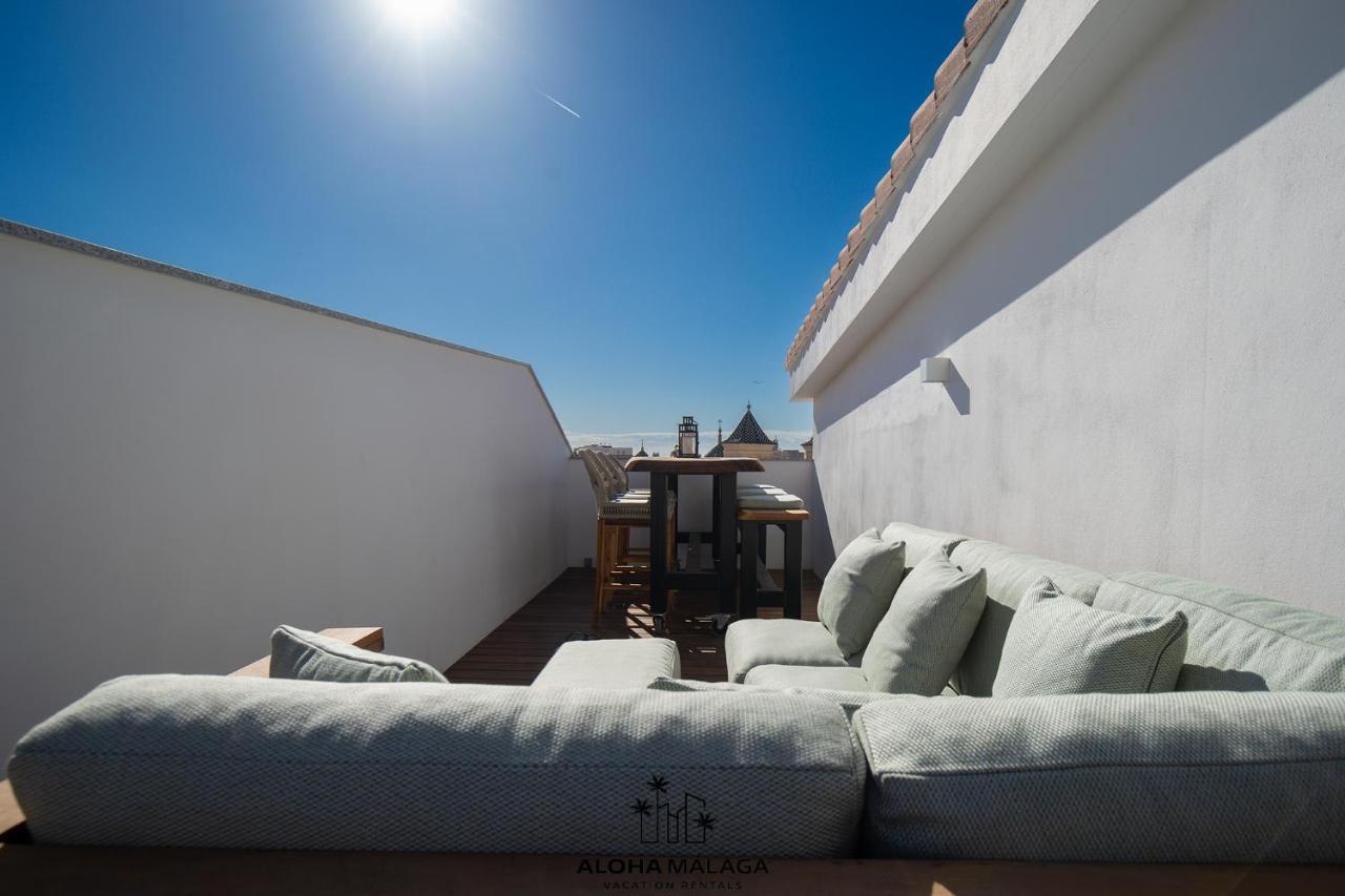 Luxury Duplex With Pool And Padel Court In Town Apartment Malaga Exterior photo